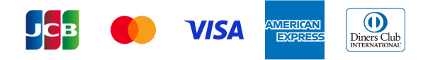 JCB,MasterCard,Visa,American Express,Diners Club